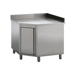 Werktafel Hoek Met Deur - 100x70x85 cm Combisteel 7452.3000