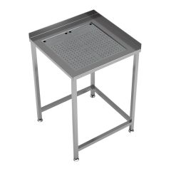 Werktafel Hoek met Geïntegreerde Lekbak - 65x65x90 cm Combisteel 7084.0035