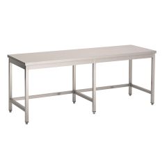 Werktafel Open Onderstel - 260x60x90 cm Combisteel 7812.0152