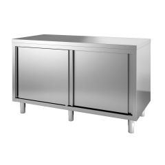Werktafel Schuifdeuren - 260x80x85 cm Combisteel 7812.0414