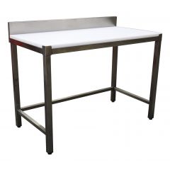 Werktafel Snijtafel Met Opstaande Rand 1600X700 Aisi 304 Saro 700-7050
