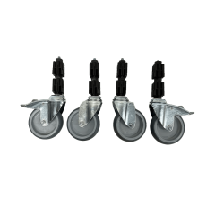 Wielenset t.b.v. Tafel 4X - 3,2x10 cm Combisteel 7333.9010