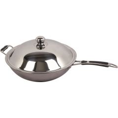 Wok inductie-kookplaat Inductie Wokpan - 62,5x36x21 cm Combisteel 7020.0140