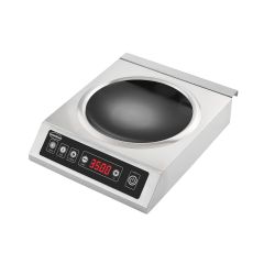 Wok inductie-kookplaat Inductie Wokplaat - 34x44x11,7 cm Combisteel 7020.0135