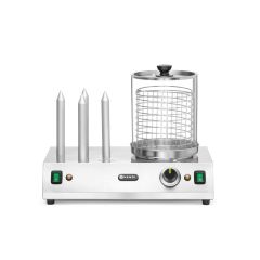Worst en hotdogbroodjes warmer Alum./RVS Hendi HEN 265031