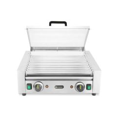 Worstrolgrill – 2 zones met energiebesparend deksel RVS Hendi HEN 268650